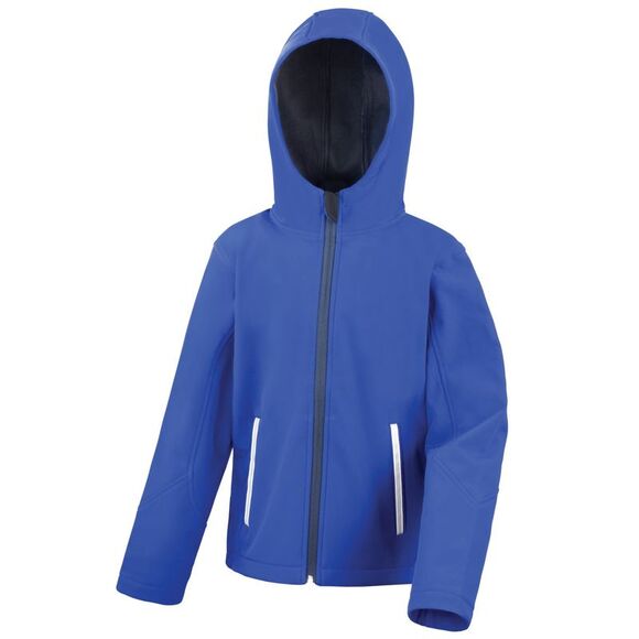 Result Core Kids Big Boys JuniorSoftshell Jacket / Royal/Navy